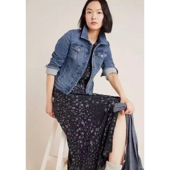 Anthropologie Pilcro Classic Denim Jean Jacket - Picture 2 of 9